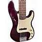Used 2000 Squier Standard Precision Bass V Special Purple Electric Bass Guitar