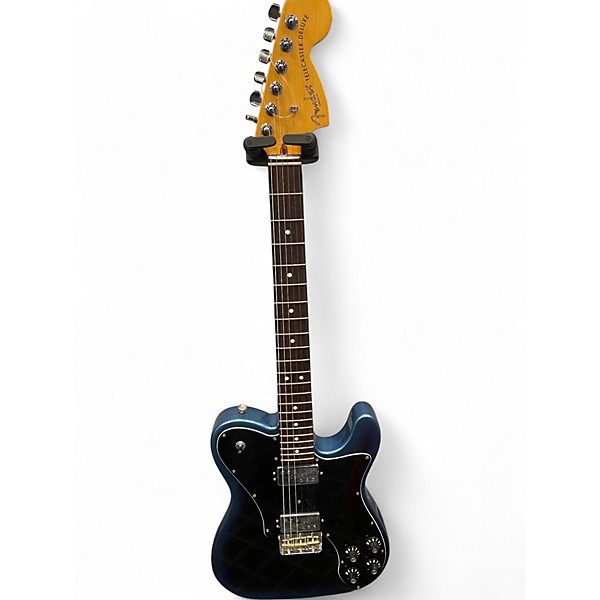 Used Fender Deluxe Telecaster Midnight Blue Solid Body Electric Guitar