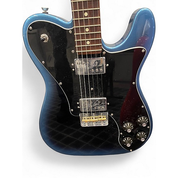 Used Fender Deluxe Telecaster Midnight Blue Solid Body Electric Guitar