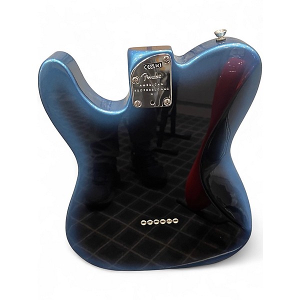 Used Fender Deluxe Telecaster Midnight Blue Solid Body Electric Guitar