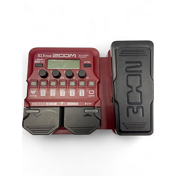 Used Zoom B1X Four Bass Effect Pedal