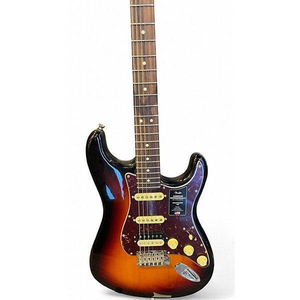 Used 2020s Fender American Professional II Stratocaster HSS 2 Color Sunburst Solid Body Electric Guitar