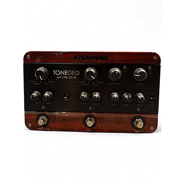 Used Fishman ToneDEQ Acoustic Guitar Preamp Pedal