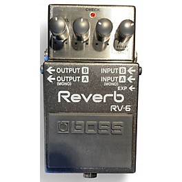 Used BOSS RV-6 Reverb Effect Pedal