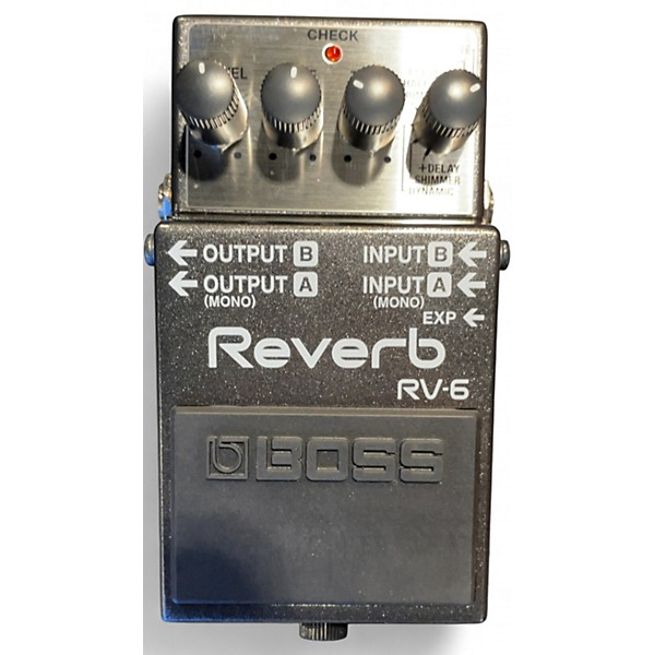Used BOSS RV-6 Reverb Effect Pedal
