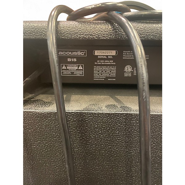 Used Acoustic B15 15W 1x10 Bass Combo Amp