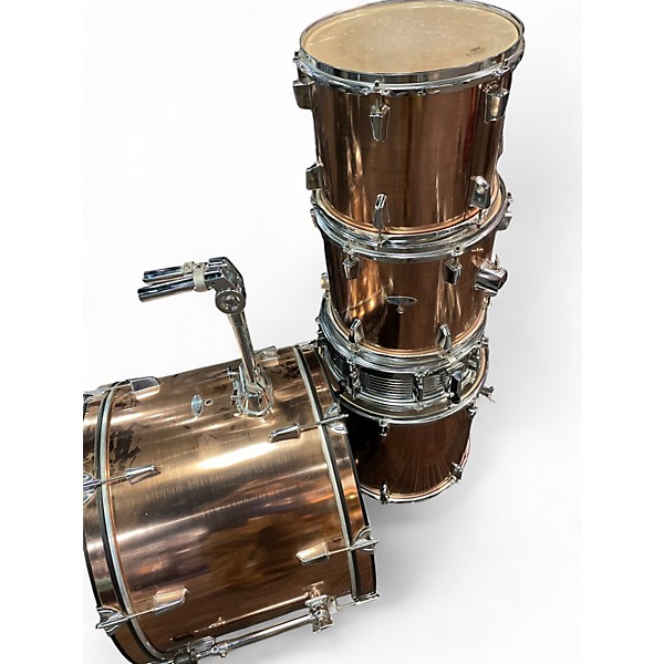 Used Percussion Plus 3 Piece 5 piece Copper Drum Kit
