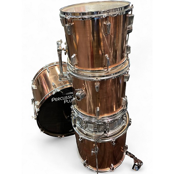 Used Percussion Plus 3 Piece 5 piece Copper Drum Kit