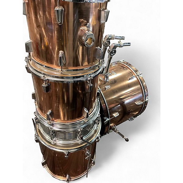 Used Percussion Plus 3 Piece 5 piece Copper Drum Kit