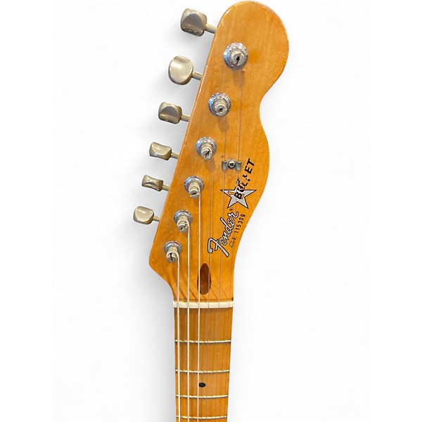 Vintage 1980s Fender Bullet SSS Stratocaster 3 Tone Sunburst Solid Body Electric Guitar