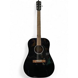 Used Fender CD60 Dreadnought Black Acoustic Guitar