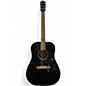 Used Fender CD60 Dreadnought Black Acoustic Guitar thumbnail