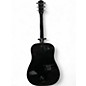 Used Fender CD60 Dreadnought Black Acoustic Guitar