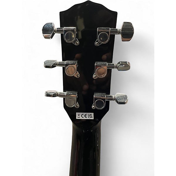 Used Fender CD60 Dreadnought Black Acoustic Guitar