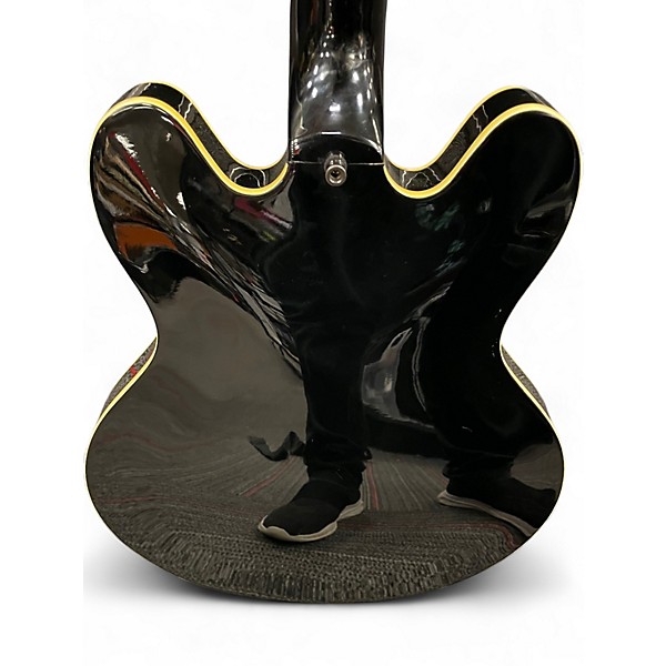 Used Epiphone Dot Ebony Hollow Body Electric Guitar