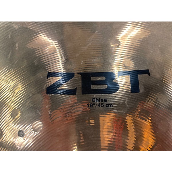 Used Zildjian 18in ZBT China Cymbal