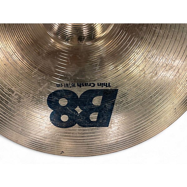 Used SABIAN 16in B8 Thin Crash Cymbal