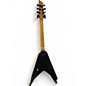 Used Schecter Guitar Research Diamond Series Monster Energy Flying V Black Solid Body Electric Guitar