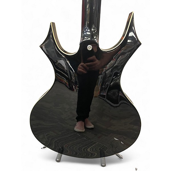 Used B.C. Rich The Dagger Black Hollow Body Electric Guitar