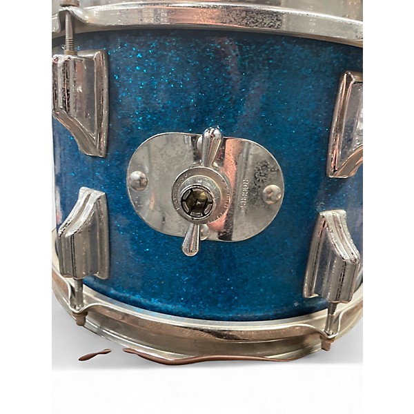 Used Rogers 4 Piece Holiday Blue Drum Kit