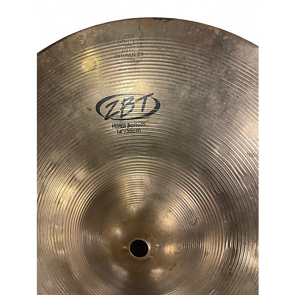 Used Zildjian 14in ZBT Hi Hat Bottom Cymbal