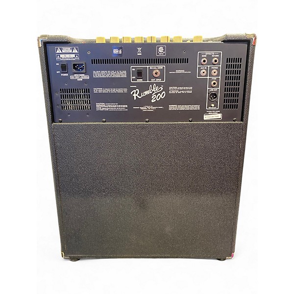 Used Fender Rumble V3 200W 1x15 Bass Combo Amp
