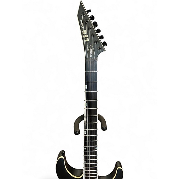 Used ESP LTD MH1000 Deluxe Black Solid Body Electric Guitar