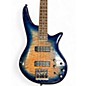 Used Jackson X Series Spectra SBXQ IV Blue Burst Electric Bass Guitar