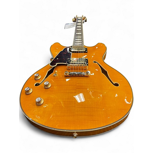 Used D'Angelico Excel Natural Hollow Body Electric Guitar