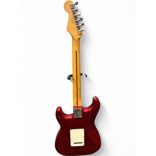 Used Fender Standard Stratocaster Candy Apple Red Solid Body Electric Guitar