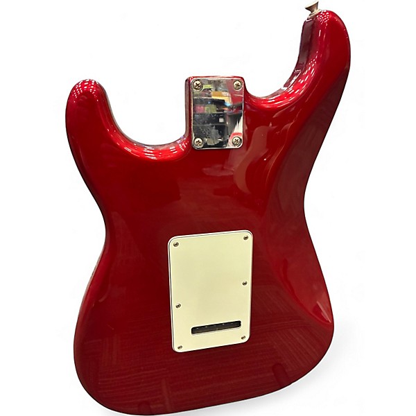 Used Fender Standard Stratocaster Candy Apple Red Solid Body Electric Guitar