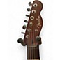 Used Fender Acoustasonic Player Telecaster Black and White Acoustic Electric Guitar
