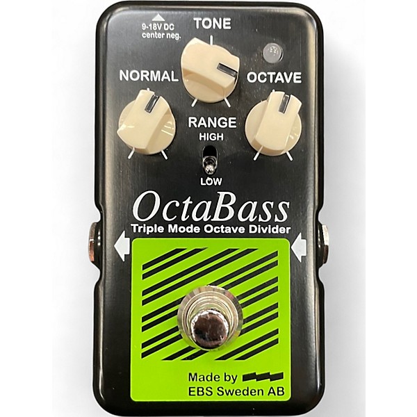 Used EBS Octabass Triple Mode Bass Octave Divider Bass Effect Pedal