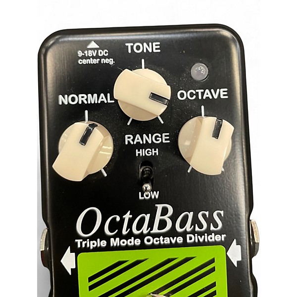 Used EBS Octabass Triple Mode Bass Octave Divider Bass Effect Pedal