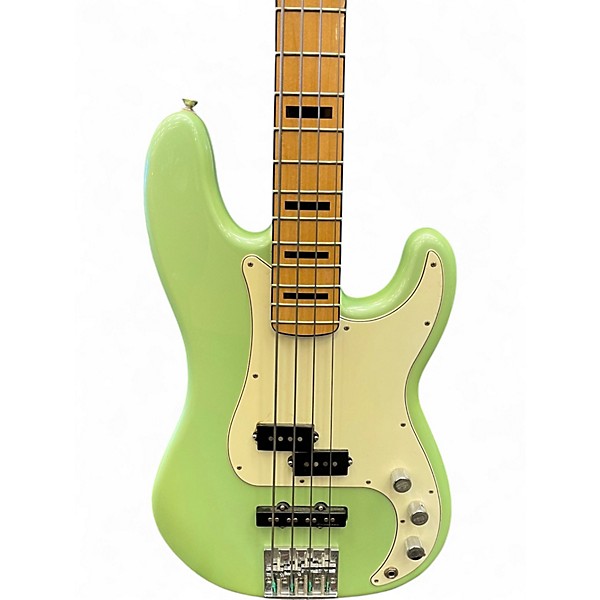Used Fender FSR Deluxe Special Precision Bass Seafoam Pearl Electric Bass Guitar