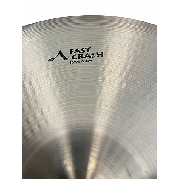 Used 2012 Zildjian 16in Avedis Fast Crash Cymbal
