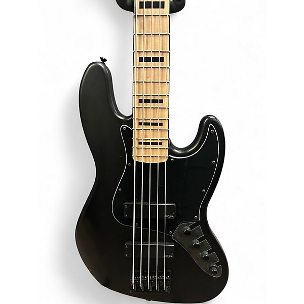 Used Squier Contemporary Active Jazz Bass Black Electric Bass Guitar