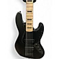 Used Squier Contemporary Active Jazz Bass Black Electric Bass Guitar