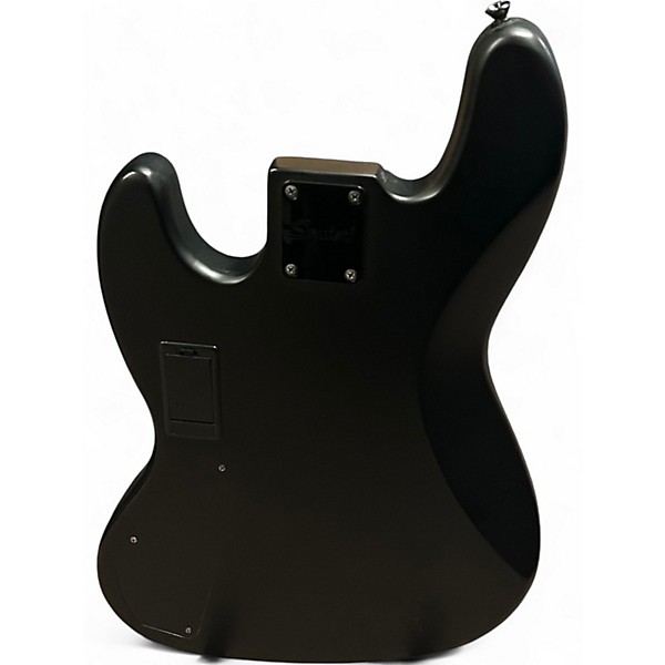 Used Squier Contemporary Active Jazz Bass Black Electric Bass Guitar