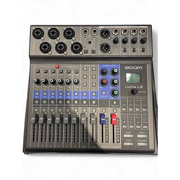 Used Zoom LiveTrak L-8 Powered Mixer