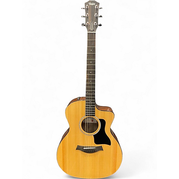 Used Taylor 214CE PLUS Natural Acoustic Electric Guitar