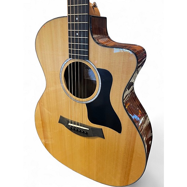 Used Taylor 214CE PLUS Natural Acoustic Electric Guitar