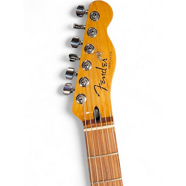 Used 2021 Fender Player Plus Telecaster®, Pau Ferro Fingerboard, Silver Smoke Black and Silver Solid Body Electric Guitar