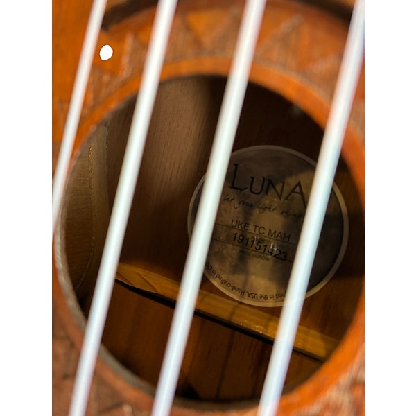 Used Luna uke tc mah Natural Ukulele