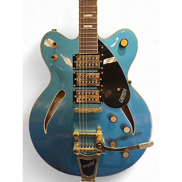 Used Gretsch Guitars CAT CB 3PU Blue Hollow Body Electric Guitar