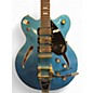 Used Gretsch Guitars CAT CB 3PU Blue Hollow Body Electric Guitar