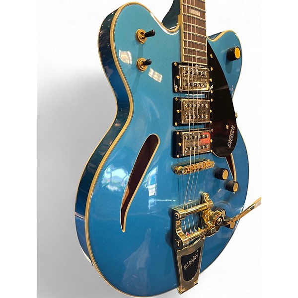 Used Gretsch Guitars CAT CB 3PU Blue Hollow Body Electric Guitar