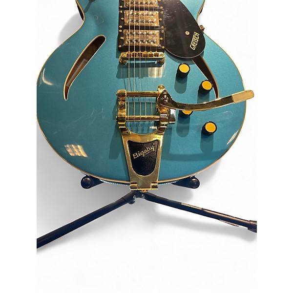 Used Gretsch Guitars CAT CB 3PU Blue Hollow Body Electric Guitar