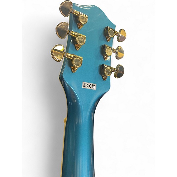 Used Gretsch Guitars CAT CB 3PU Blue Hollow Body Electric Guitar