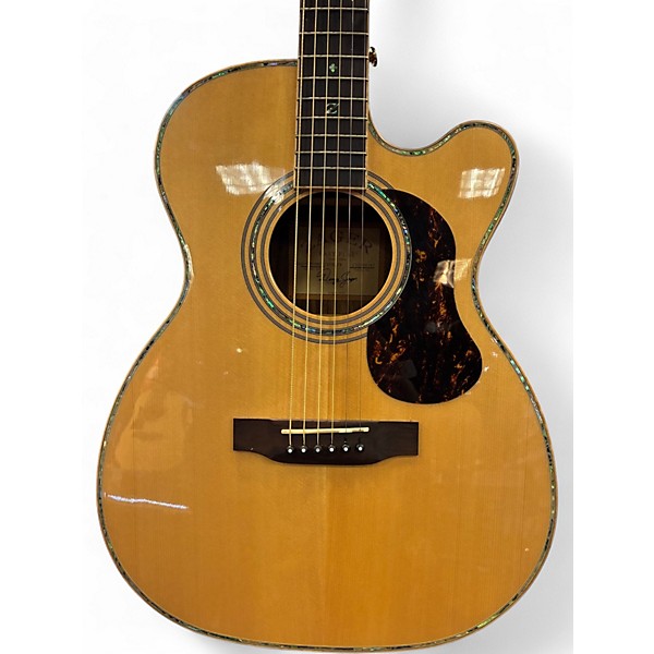 Used Zager ZAD-9000CME Antique Natural Acoustic Electric Guitar
